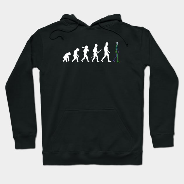 Evolution 3D - inverted Hoodie by CCDesign